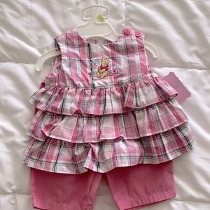 2 Piece Winnie the Pooh pink matching set